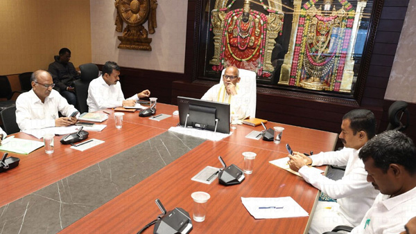 Heavy rains in AP TTD EO J syamala Rao hold review meeting