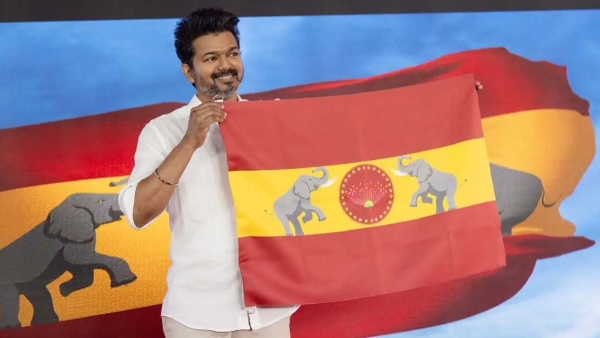 TVK party launch Vijays Unfiltered Jibe Comparing BJP and DMK to Payasam