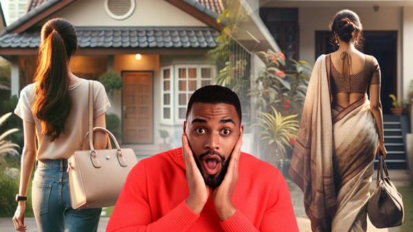 What do husbands do when the wife goes to town