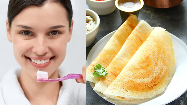 Eating tiffin immediately after brushing Does this damage your teeth