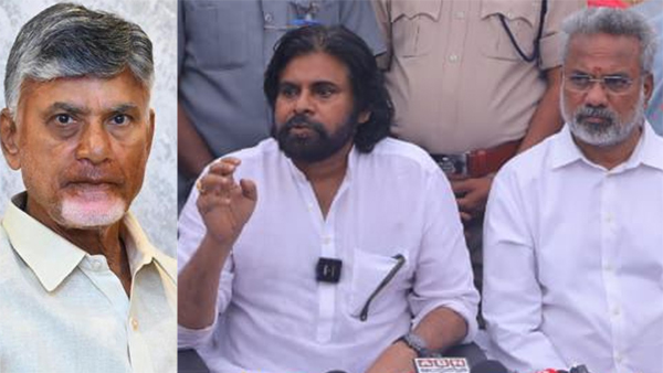 Chandrababu s strategic silence on pawan kalyan s allegations over Kakinada port
