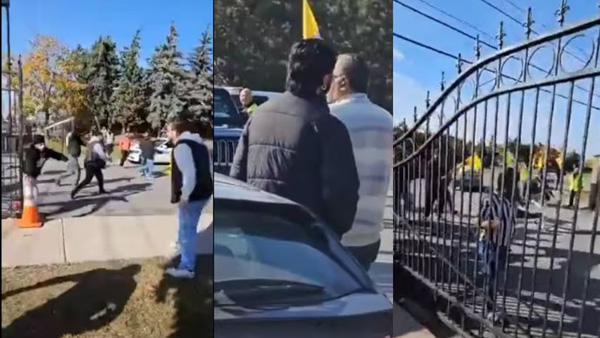 Tensions Rise as Hindus Attacked by Khalistani Supporters at Canadian Temple