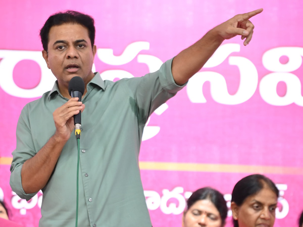 He is disciple of Godse KTR slams at CM Revanth Reddy in Musi Rejuvenation Project He is disciple of Godse KTR slams at CM Revanth Reddy in Musi Rejuvenation Project