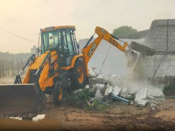 Hyderabad Disaster Response and Asset Protection Agency has started demolition again
