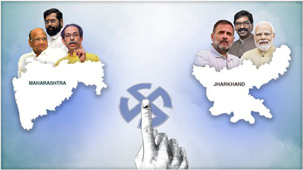 Exit Polls Results 2024 on Maharashtra  Jharkhand Assembly Election Key Insights seat projections in Telugu