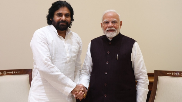 AP Deputy CM Pawan Kalyan with Prime Minister Modi