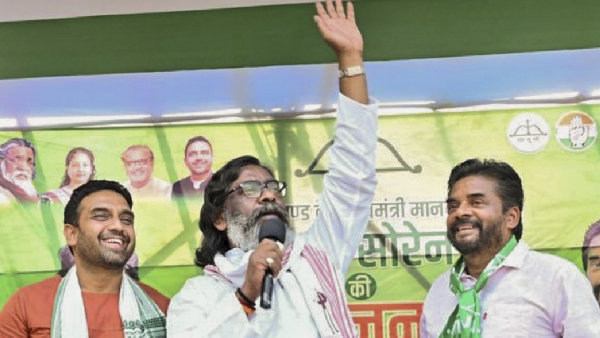 Hunting with ED and CBI Jharkhand CM Hemant Soren criticizes BJP