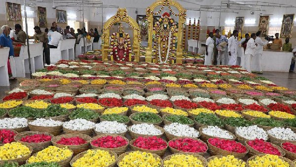 The Pushpayaga was held with grandeur in Tirumala Srivari Temple