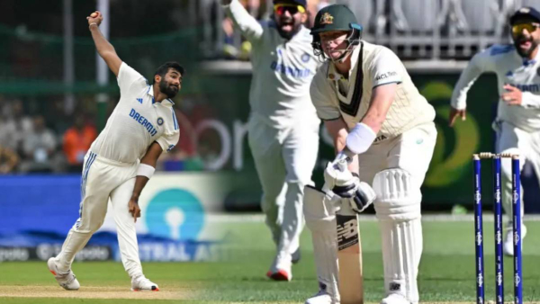 Australia were bowled out for 104 runs in the first Test match at Perth