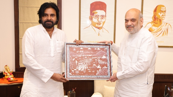 AP Deputy CM Pawan Kalyan met MoH Amit Shah in Delhi AP Deputy CM Pawan Kalyan met MoH Amit Shah in Delhi