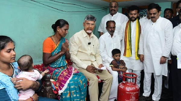 ap cm Chandrababu hints efforts for free gas cylinders without pre-payment