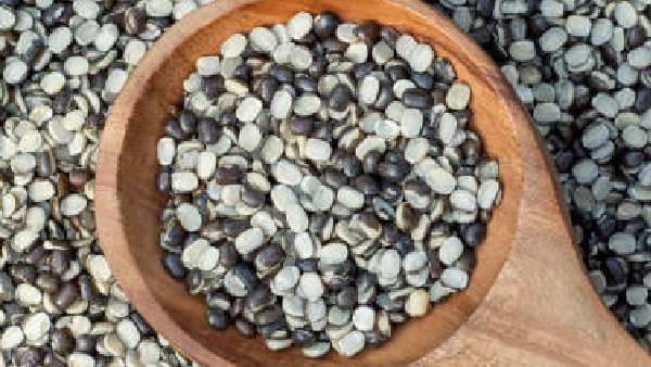 amazing health benefits of Pottu Minapappu or Split Black Gram