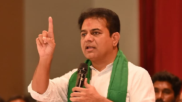 Telangana people should apologize KTR criticizes Congress party