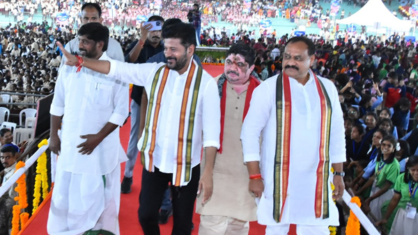 CM Revanth reddy plan behind the victory celebrations of congress govt praja palana completed one year CM Revanth reddy plan behind the victory celebrations of congress govt praja palana completed one year