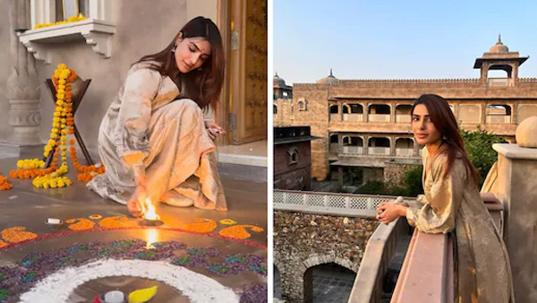 samantha shares fort barwara images and she says very happy