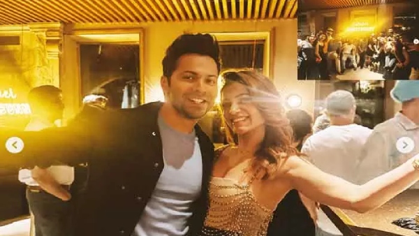Samantha and Varun Dhawan danced brilliantly at the Honey Bunny web series success party in mumbai