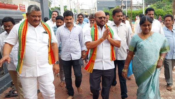 Tensions prevails in MLC Candidate campaign in Pithapuram Varma Serious