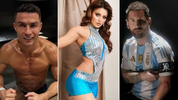 Urvashi Rautela Wants To Be In Love Triangle With Cristiano Ronaldo Lionel Messi