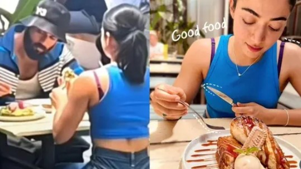 vijay Deverakonda and Rashmika Mandanna meets at hotel