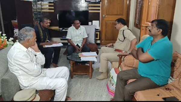 Pulivendula police questioned Viveka pa Krisha reddy over complaint on Sunitha Pulivendula police questioned Viveka pa Krisha reddy over complaint on Sunitha