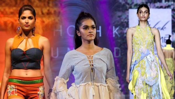 why models smile on the ramp walk
