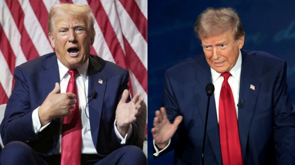 In Telangana Trump victory celebrations by trump fan in huzur nagar