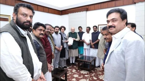 Wayanad MP Priyanka Gandhi meets Union Minister Amit Shah