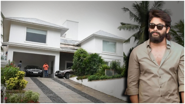 Osmania university students pelted stones on hero allu arjun house in Hyderabad