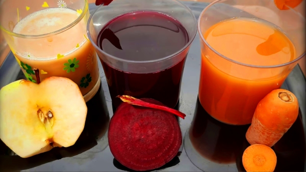 apple carrot beetroot juice uses in telugu