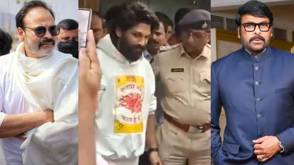 Chrianjeevi and Nagababu reaches Allu Arjun house disucssions over case and next step