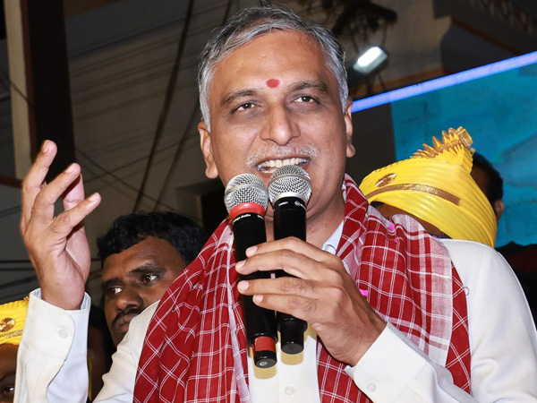 A case has been registered against former minister Harish Rao at Panjagutta police station