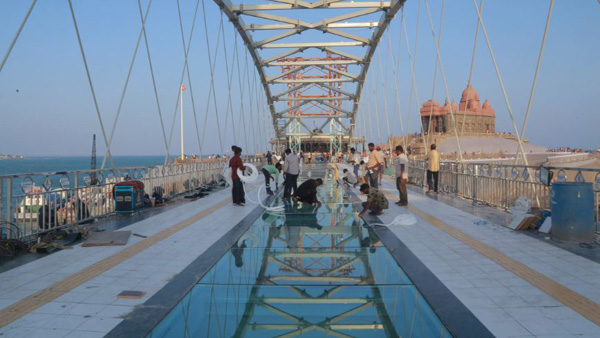 CM MK Stalin inaugurated a glass bridge over the sea in Kanyakumari