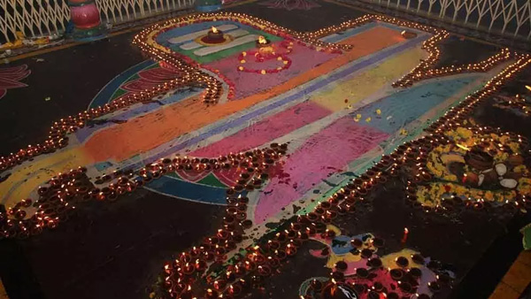 The Karthika Deepotsavam was performed in Kapilateertham Tirupati