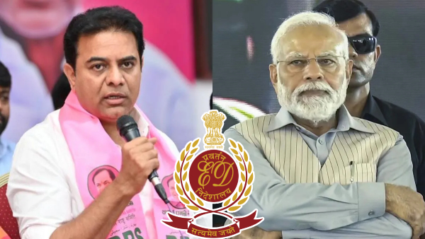 KTR slams telangana govt and centre for filing cases on him