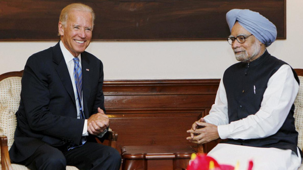 US President Joe Biden and Jill Biden paid tribute to former Prime Minister Dr Manmohan Singh