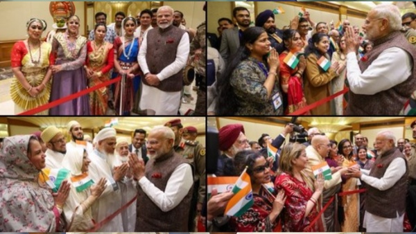 Mini India is visible PM Modi with expatriates in Kuwait