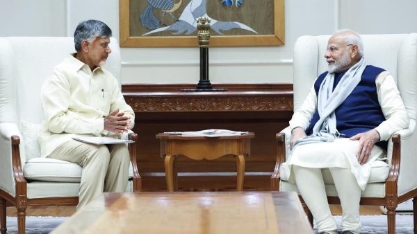 Chandrababu Naidu meets PM Modi Discussion on many key issues including Polavaram