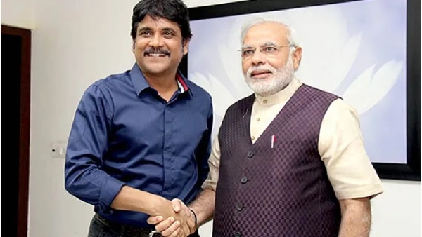 PM Modi praises Akkineni Nageswara Rao Nagarjuna thanks him