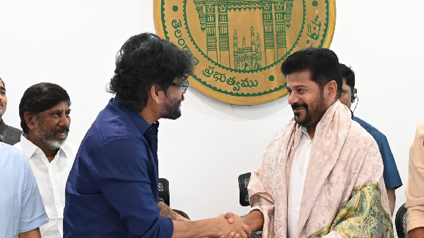 cm revanth reddy- Akkineni Nagarjuna chemistry highlight in Tollywood meeting cm revanth reddy- Akkineni Nagarjuna chemistry highlight in Tollywood meeting