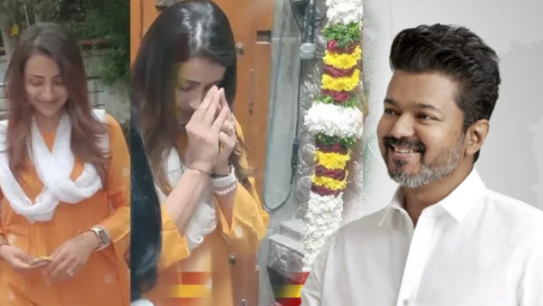 Trisha special pooja in temple