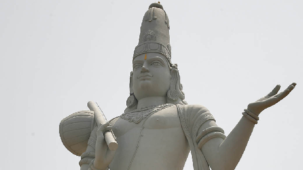 santa claus cap to annamayya idol in Tirupati hindu devotees on fire