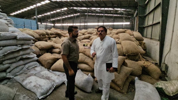 ap minister nadendla Manohar caught 483 metric tonnes of pds rice at Visakhapatnam port