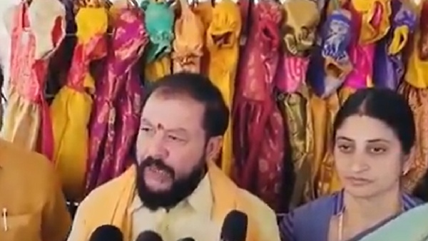 tdp mla chintamaneni Prabhakar innovative idea clothes to children stitched with shawls received tdp mla chintamaneni Prabhakar innovative idea clothes to children stitched with shawls received