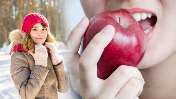 Harms of eating apple in winter