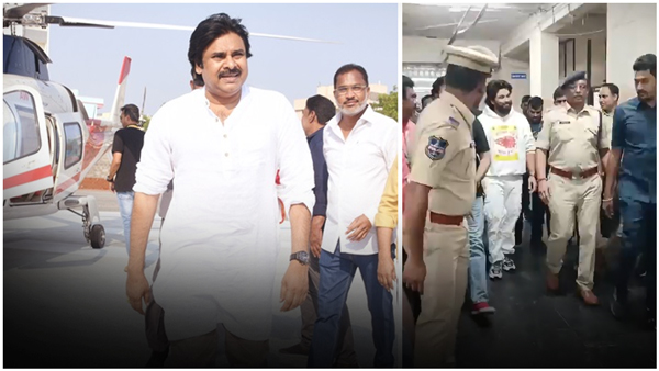 pawan kalyan rushed to Hyderabad for allu arjun likely to meet
