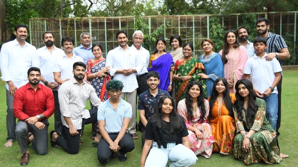 YS Jagan took part in the Christmas celebrations along with his family members at the ESI church