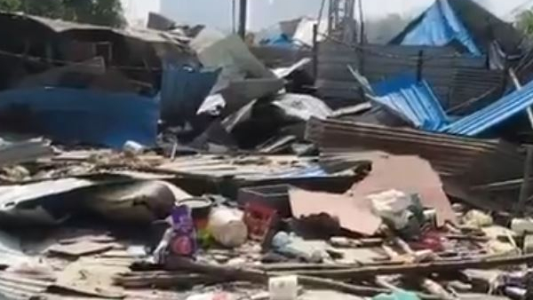 HYDRAA demolish illegal constructions at Khajaguda Bhagirathamma lake FTL and buffer zone