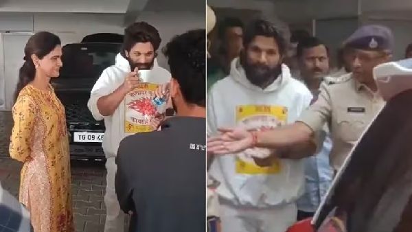 Allu Arjun released from the jail after getting interim bail