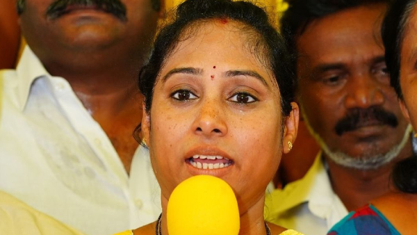 tdp mla galla madhavi stopped iskcon members from selling bhagavadgita books bjp reacts seriously tdp mla galla madhavi stopped iskcon members from selling bhagavadgita books bjp reacts seriously