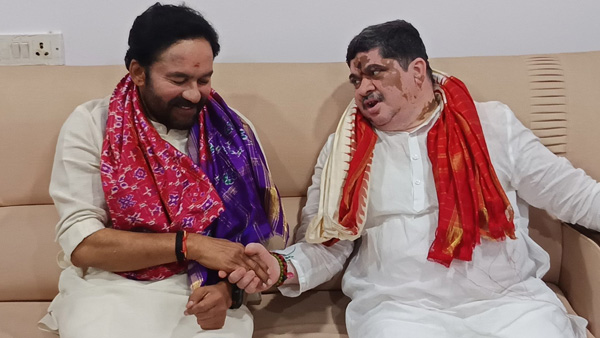 Union Minister Kishan Reddy says he will not be able to attend the unveiling of the statue of Telangana Thalli
